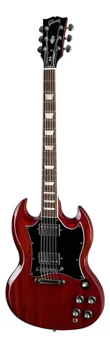 Guitarra Eléctrica Gibson Modern Collection Sg Standard De Caoba Heritage Cherry Laca De Nitrocelulosa Con Diapasón De Palo De Rosa Diestro