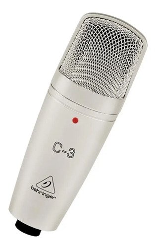 Micrófono Behringer C C-3 Condensador Cardioide, Omnidireccional Color Plateado