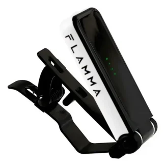Afinador Cromático Clip Blanco Flamma Effects Ft01 435-445hz