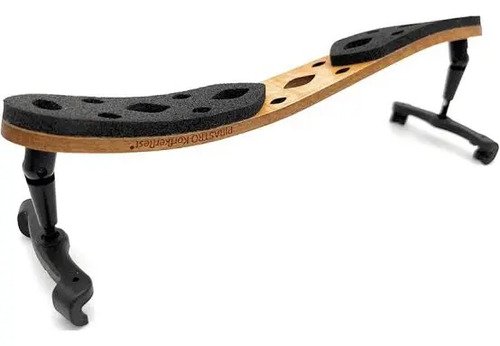 Hombrera Para Violín 4/4 Pirastro Korfkerrest Violino Negra Ajustable Negro