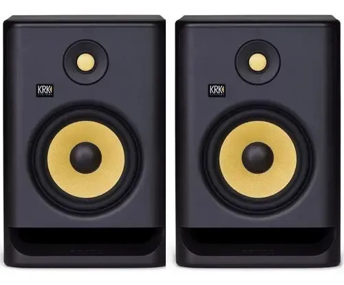 Monitor De Estudio Activo Krk Rokit 7 G4 145w Gris Oscuro 7 Negro