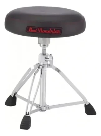Banqueta Pearl Roadster D-1500 Asiento Redondo Color Negro