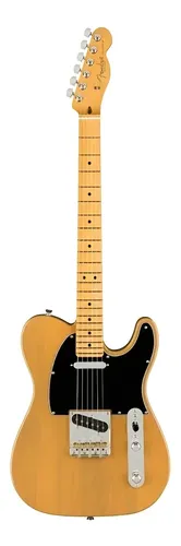 Guitarra Eléctrica Fender American Professional Ii Telecaster De Aliso Butterscotch Blonde Brillante Con Diapasón De Arce Diestro