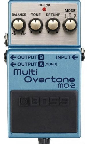 Pedal Boss Multi Overtone Guitarra Tonos Mo2 Color Celeste