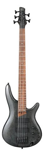 Bajo 5 Cuerdas Ibanez Sdgr Sr505e Tvb Tv Fuzz Black Color Gris Oscuro Orientación De La Mano Diestro Mate
