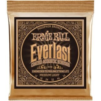 Cuerdas Guitarra Acustica 12-54 Everlast Ernie Ball 2546