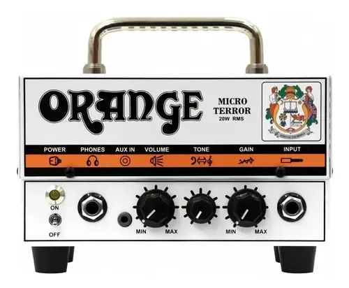 Cabezal Guitarra Orange Micro Terror 20w Transistor Blanco