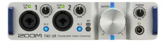 Interface Placa Audio Macbook Zoom Tac-2r Thunderbolt Color Plateado