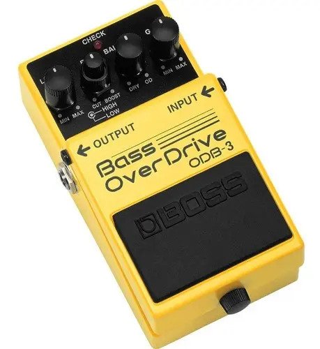 Pedal Efecto Boss Odb-3 Bass Overdrive Amarillo