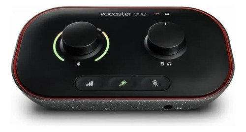 Interfaz De Audio Focusrite Vocaster One Negra