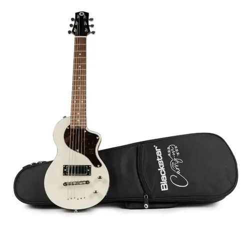 Blackstar Carry On Travel Guitarra Eléctrica Viajera Diestro Blanco Palo De Rosa