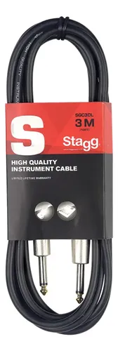 Stagg Sgc3dl Cable Plug Plug 3 Metros Heavy Duty