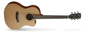 Cort Jade1 Guitarra Acustica Media Caja Corte Funda