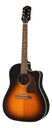 Guitarra Electroacústica EpiPhone J-45 Ec Marrón Oscuro 6 Cuerdas Diestro