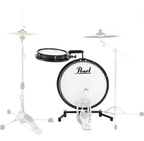Bateria Pearl Compact Traveller Viaje 2 Cuerpos Bombo Redo Negro