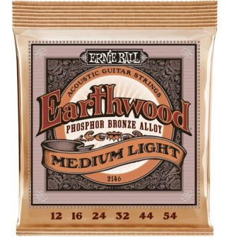 Ernie Ball Set De Cuerdas Earthwood Acoustic 12-54