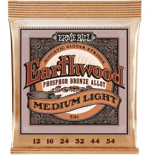 Ernie Ball Set De Cuerdas Earthwood Acoustic 12-54