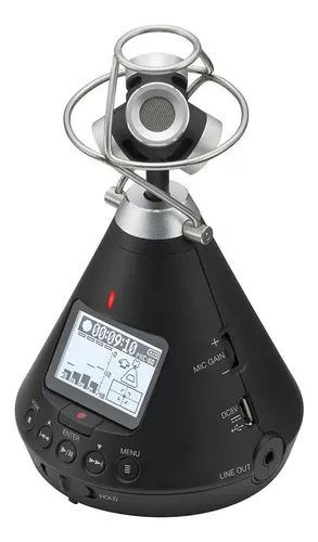 Zoom H3vr Grabador Digital Portatil 360 Ideal Streaming Negro