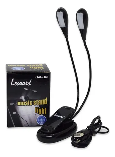 Leonard Lndlu4 Luz De Atril Dos Brazos Cuatro Leds