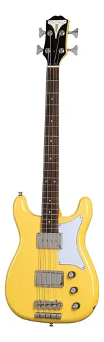 Bajo Eléctrico EpiPhone Newport Bass 4 Cuerdas Amarillo Diestro Laqueado