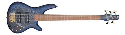 Ibanez Sr305edx Bajo Electrico Activo 5 Cuerdas Acc Dorado Acabado Del Cuerpo Mate Color Cosmic Blue Frozen Matte Orientación De La Mano Diestro