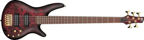Ibanez Sr305edx Bajo Electrico Activo 5 Cuerdas Acc Dorado Acabado Del Cuerpo Mate Color Wine Red Frozen Matte Orientación De La Mano Diestro