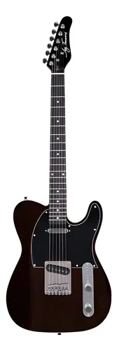 Guitarra Eléctrica Jay Turser Jt-lt Marrón Aliso 6 Cuerdas Diestro Rosewood Palo De Rosa