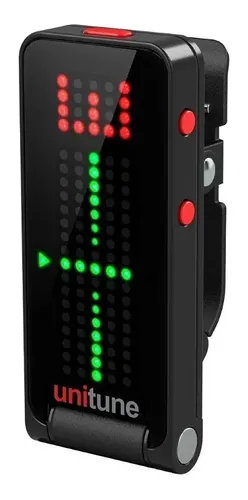 Afinador Cromático Pinza Tc Electronic Unitune Clip Guitarra Bajo Noir