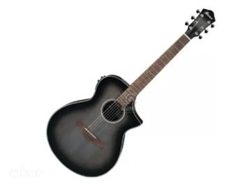 Guitarra Eléctroacustica Ibanez Línea Aewc11-dvs Color Transparent Charcoal Burst Orientación De La Mano Diestro