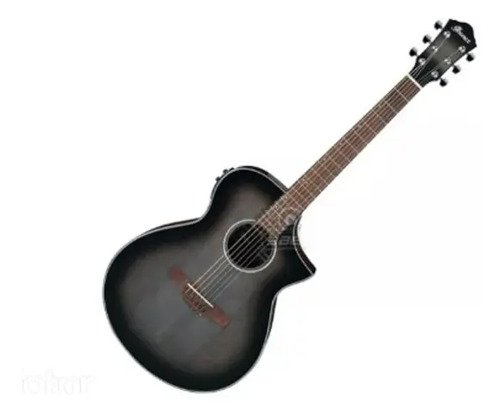 Guitarra Eléctroacustica Ibanez Línea Aewc11-dvs Color Transparent Charcoal Burst Orientación De La Mano Diestro