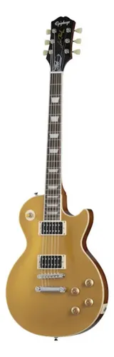 Guitarra Eléctrica EpiPhone Les Paul Slash Collection Caoba Diapasón Laurel Diestro Gold Laurel De La India