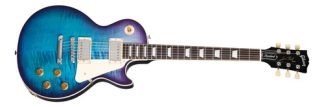 Gibson Les Paul Standard 50s Figured Top Made In Usa Estuche Color Blueberry Burst Material Del Diapasón Indian Rosewood Orientación De La Mano Diestro Palo De Rosa Indio