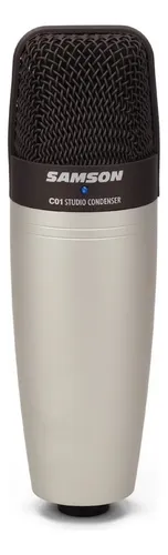 Micrófono Samson C01 Condensador Hipercardioide Color Plateado/negro