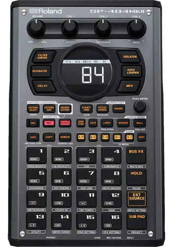 Modulo De Percusion Y Sampleo Roland Sp-404mk2 Con Pads Gris