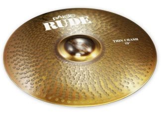 Platillo Thin Crash 19 Pulgadas Paiste Rude Serie Dorado Brillante