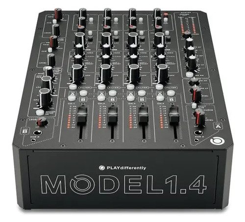 Mezcladora De Dj Analógica Allen & Heath Model1.4 4 Canales Negro