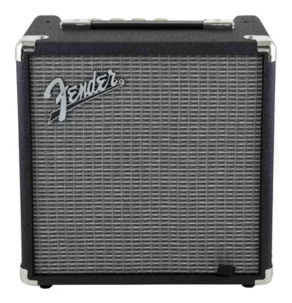 Amplificador Fender Rumble Series Rumble 15 Transistor Para Bajo De 15w Color Negro/plata