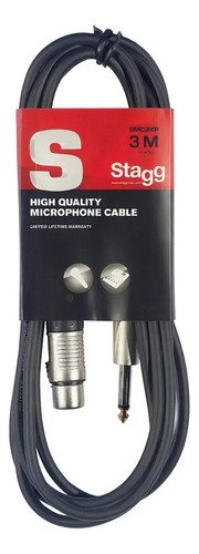 Stagg Smc3xp Calbe Canon A Plug 3 Metros Para Microfono