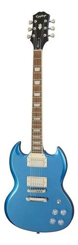 Guitarra EpiPhone Sg Muse Radio Blue Metallic Caoba Diapasón Laurel