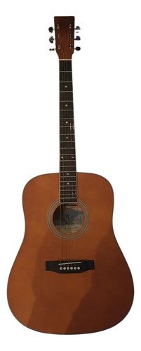Guitarra Acustica Sx Sd104 Color Marrón Material Del Diapasón Rosewood Orientación De La Mano Diestro Palo De Rosa