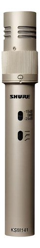 Shure Ksm141 Microfono Condenser Ideal Para Platos / Instru.