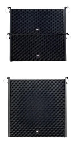 Dfx Array Sistema Potenciado 2 Modulos 1 Subwoofer Activo