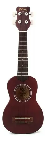 Ukelele Soprano Kohala Kine'o Acústico 4 Cuerdas Marrón Barnizado