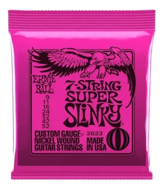 Encordado Ernie Ball De Eléctrica 09 Para 7 Cuerdas