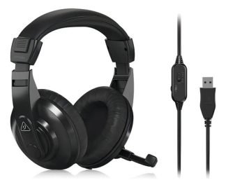 Auricular Behringer Usb Microfono Pc Hpm1100u Profesional Color Negro
