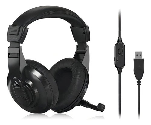 Auricular Behringer Usb Microfono Pc Hpm1100u Profesional Color Negro