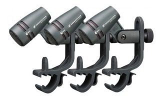 3 Pack Microfono Instrumento Sennheiser E 604 Gris Oscuro