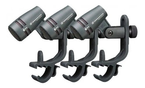 3 Pack Microfono Instrumento Sennheiser E 604 Gris Oscuro