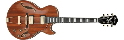 Ibanez Ag95k Guitarra Electrica Hollow Body Expressionist Color Natural Material Del Diapasón Bound Macassar Ebony Orientación De La Mano Diestro