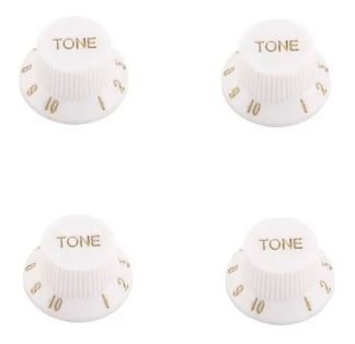 Redtone Kb05 Pack 4 Perilla Tono Blanca Guitarra Pack X 4
